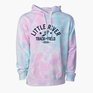 Little River Elementary School Track and Field Premium Tie-Dye Hoodie