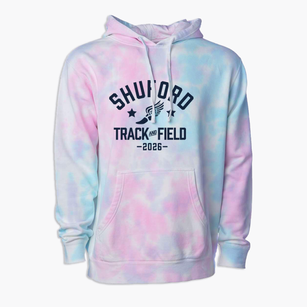 Shuford Elementary School Track and Field Premium Tie-Dye Hoodie