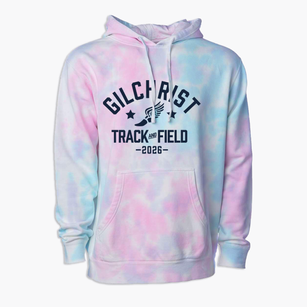 Gilchrist School Track and Field Premium Tie-Dye Hoodie