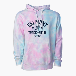 Belmont Academy School Track and Field Premium Tie-Dye Hoodie