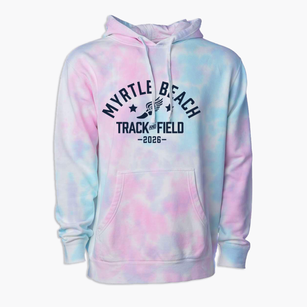 Myrtle Beach High School Track and Field Premium Tie-Dye Hoodie