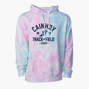 Cainhoy High School Track and Field Premium Tie-Dye Hoodie