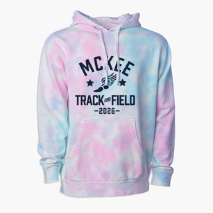 Mckee Primary School Track and Field Premium Tie-Dye Hoodie