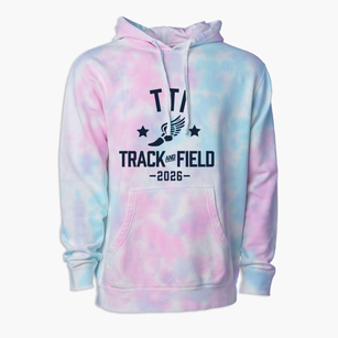 Texas Torah Institute Track and Field Premium Tie-Dye Hoodie