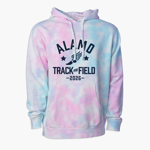 Alamo Middle School Track and Field Premium Tie-Dye Hoodie