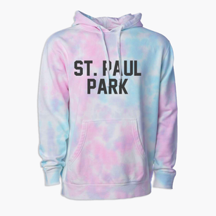 St. Paul Park Minnesota Classic Block Premium Tie-Dye Hoodie