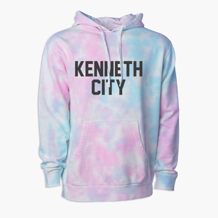 Kenneth City Florida Classic Block Premium Tie-Dye Hoodie