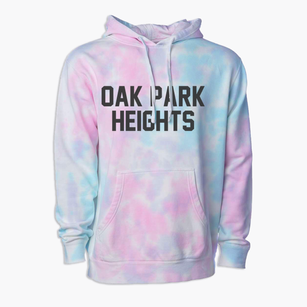Oak Park Heights Minnesota Classic Block Premium Tie-Dye Hoodie