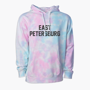 East Petersburg Pennsylvania Classic Block Premium Tie-Dye Hoodie