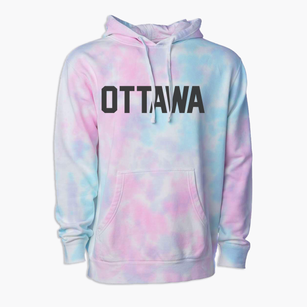 Ottawa Ohio Classic Block Premium Tie-Dye Hoodie