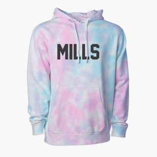 Mills Wyoming Classic Block Premium Tie-Dye Hoodie