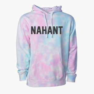 Nahant Massachusetts Classic Block Premium Tie-Dye Hoodie