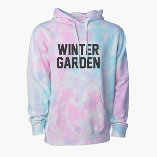 Winter Garden Florida Classic Block Premium Tie-Dye Hoodie