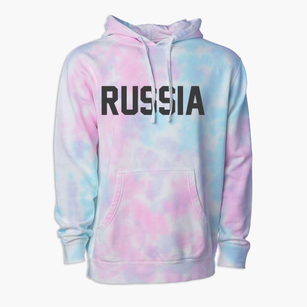 Russia New York Classic Block Premium Tie-Dye Hoodie