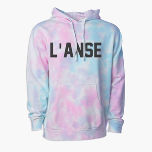 L'anse Michigan Classic Block Premium Tie-Dye Hoodie
