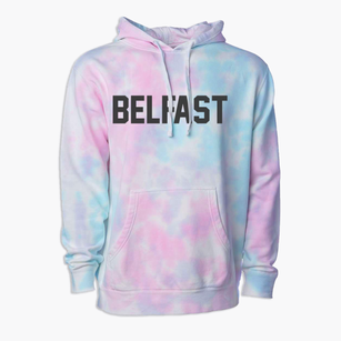 Belfast New York Classic Block Premium Tie-Dye Hoodie