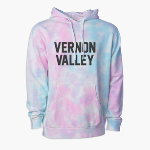 Vernon Valley New Jersey Classic Block Premium Tie-Dye Hoodie