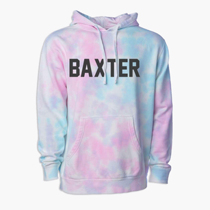 Baxter Iowa Classic Block Premium Tie-Dye Hoodie