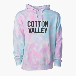 Cotton Valley Louisiana Classic Block Premium Tie-Dye Hoodie