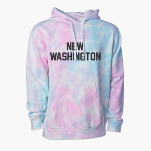 New Washington Ohio Classic Block Premium Tie-Dye Hoodie