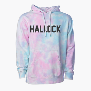 Hallock Minnesota Classic Block Premium Tie-Dye Hoodie