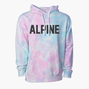Alpine Wyoming Classic Block Premium Tie-Dye Hoodie