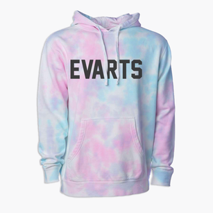Evarts Kentucky Classic Block Premium Tie-Dye Hoodie