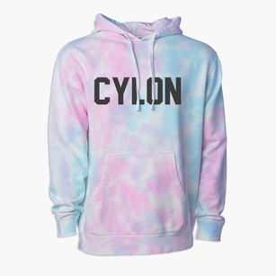Cylon Wisconsin Classic Block Premium Tie-Dye Hoodie