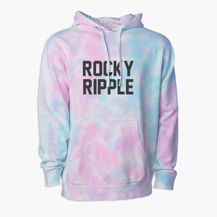 Rocky Ripple Indiana Classic Block Premium Tie-Dye Hoodie