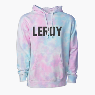 Leroy Kansas Classic Block Premium Tie-Dye Hoodie