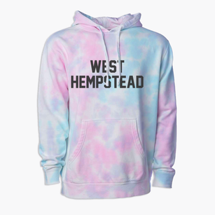 West Hempstead New York Classic Block Premium Tie-Dye Hoodie