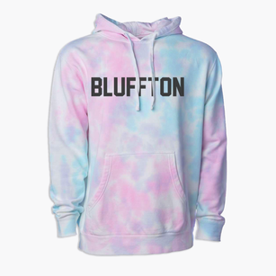 Bluffton South Carolina Classic Block Premium Tie-Dye Hoodie