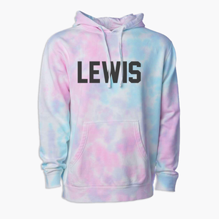Lewis Kansas Classic Block Premium Tie-Dye Hoodie