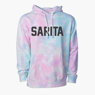 Sarita Texas Classic Block Premium Tie-Dye Hoodie