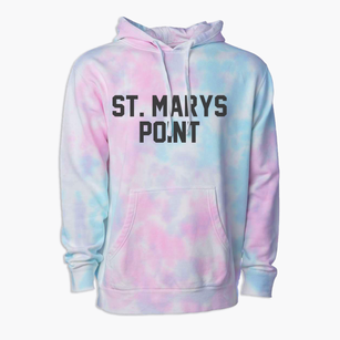 St. Marys Point Minnesota Classic Block Premium Tie-Dye Hoodie