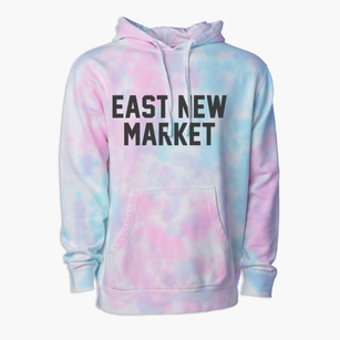 East New Market Maryland Classic Block Premium Tie-Dye Hoodie