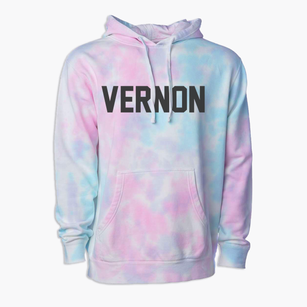 Vernon Utah Classic Block Premium Tie-Dye Hoodie