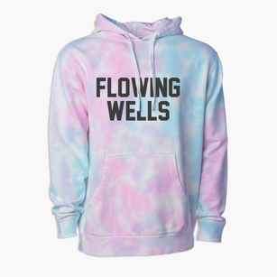 Flowing Wells Arizona Classic Block Premium Tie-Dye Hoodie
