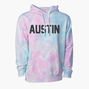 Austin Nevada Classic Block Premium Tie-Dye Hoodie