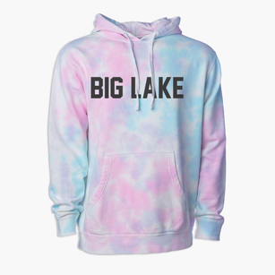 Big Lake Missouri Classic Block Premium Tie-Dye Hoodie