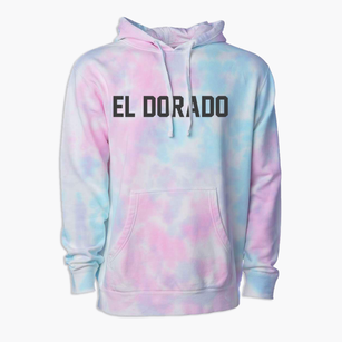 El Dorado Kansas Classic Block Premium Tie-Dye Hoodie
