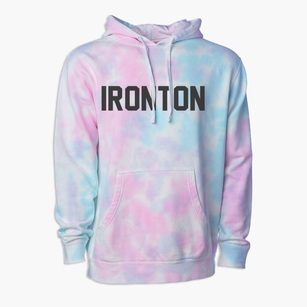 Ironton Ohio Classic Block Premium Tie-Dye Hoodie