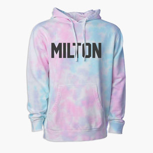 Milton Vermont Classic Block Premium Tie-Dye Hoodie