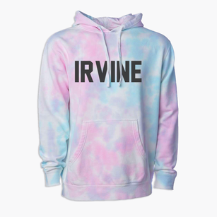 Irvine California Classic Block Premium Tie-Dye Hoodie
