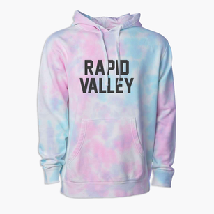 Rapid Valley South Dakota Classic Block Premium Tie-Dye Hoodie