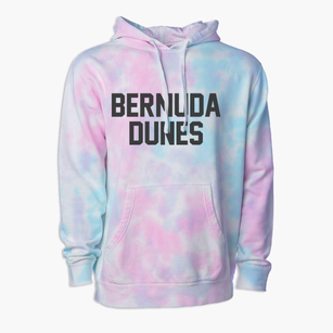 Bermuda Dunes California Classic Block Premium Tie-Dye Hoodie