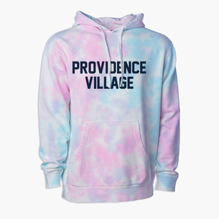 Providence Village Texas Classic Block Premium Tie-Dye Hoodie