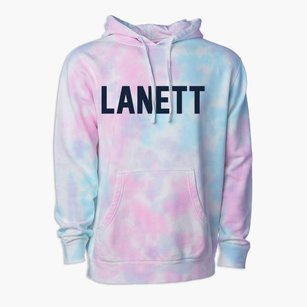 Lanett Alabama Classic Block Premium Tie-Dye Hoodie