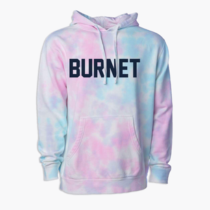 Burnet Texas Classic Block Premium Tie-Dye Hoodie