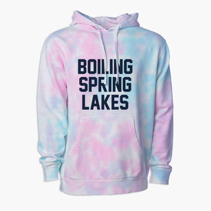 Boiling Spring Lakes North Carolina Classic Block Premium Tie-Dye Hoodie